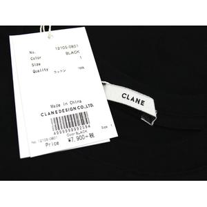 未使用 タグ付 新品 クラネ CLANE Tシャツ カットソー 半袖