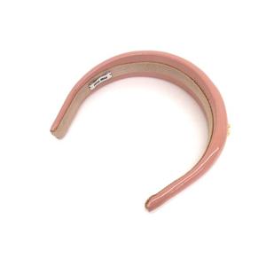 ミュウミュウ miumiu 5IH025 パテントレザー ヘッドバンド