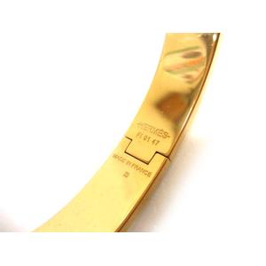 エルメス HERMES クリックH PM バングル ホワイト ゴールド