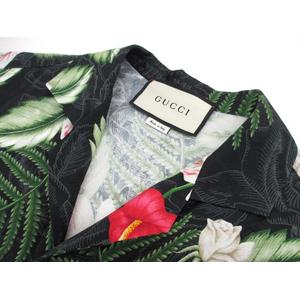 グッチ GUCCI  624524 ハワイアン ボーリングシャツ 44 アロハシャツ メンズ