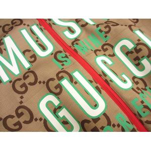 グッチ GUCCI 100周年 ネオプレン ジャンボGG ジップアップ フーディ L 676466 パーカー ジャージ メンズ