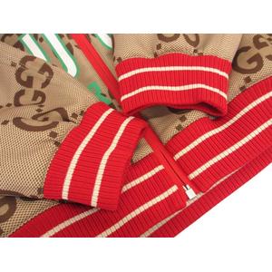 グッチ GUCCI 100周年 ネオプレン ジャンボGG ジップアップ フーディ L 676466 パーカー ジャージ メンズ