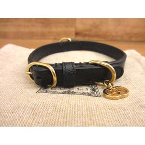 グッチ GUCCI 692946 レザー インターロッキングGG 首輪 XSサイズ その他
