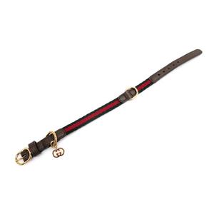 グッチ GUCCI 692946 レザー シェリーライン 首輪 XSサイズ その他