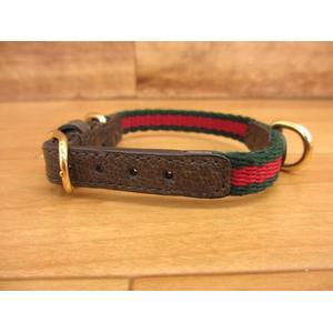 グッチ GUCCI 692946 レザー シェリーライン 首輪 XSサイズ その他