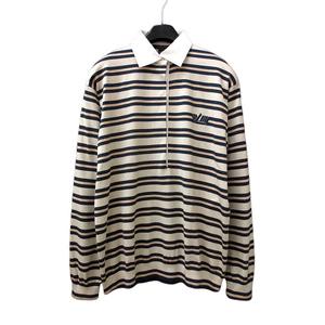 ルイヴィトン LOUIS VUITTON 21SS 長袖 ボーダー ポロシャツ S FLKL18FN1 メンズ
