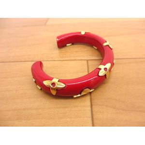 ルイヴィトン LOUIS VUITTON M63550 ジョンクデイリー モノグラム バングル ブレスレット 