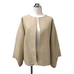 マックスマーラ MAX MARA 25AW オヴァダ OVADA クロップドコート 38 ダブルフェイス クチートアマーノ ウール カシミヤ  レディース
