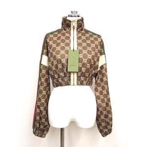 未使用品 グッチ GUCCI 671495 インターロッキングG クロップドジャケット シェリーライン XXXS レディース