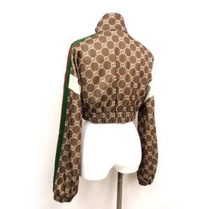 未使用品 グッチ GUCCI 671495 インターロッキングG クロップドジャケット シェリーライン XXXS レディース