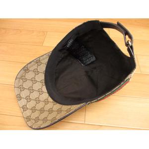グッチ GUCCI 200035 GGキャンバス シェリー ベースボールキャップ 帽子 S 57cm  メンズ レディース