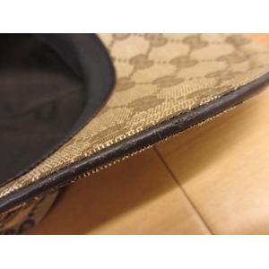 グッチ GUCCI 200035 GGキャンバス シェリー ベースボールキャップ 帽子 S 57cm  メンズ レディース