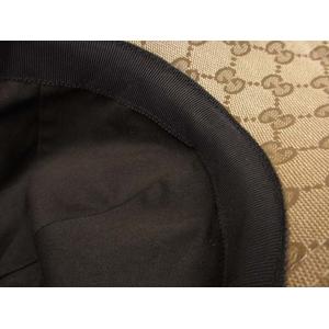 グッチ GUCCI 200035 GGキャンバス シェリー ベースボールキャップ 帽子 S 57cm  メンズ レディース
