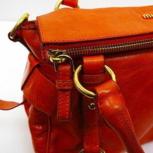 ミュウミュウ miumiu RT0438 レザー 2WAY ショルダーバッグ