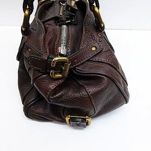 【Chloe】六月下旬まで出品❗️レアなカーキブラウン‼️レザー ハンドバッグ Chloe】六月下旬まで出品❗️レアなカーキブラウン‼️レザー