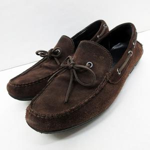 コーチ COACH FG1091 MOTT LACE SUD スエード レザー モカシン 