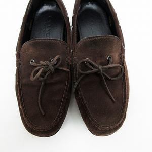 新品未使用【COACH】 MOTT LACE SUD （FG1091）26cm コーチ COACH FG1091 MOTT LACE SUD スエード レザー モカシン