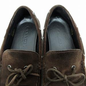 新品未使用【COACH】 MOTT LACE SUD （FG1091）26cm コーチ COACH FG1091 MOTT LACE SUD スエード レザー モカシン