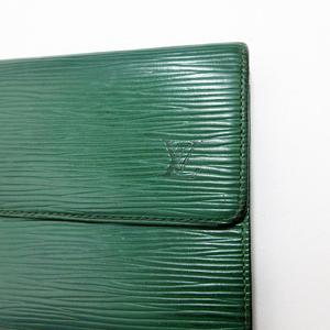 ルイヴィトン LOUIS VUITTON エピ 二つ折り 長財布 緑 グリーン