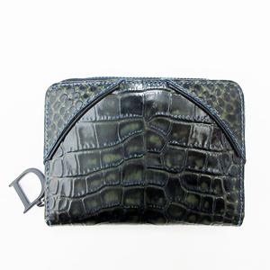 未使用品 クリスチャンディオール Christian Dior 財布 クロコ型