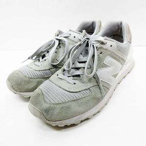 ニューバランス ML574WB（グレー） セール，HOT new balance ⁄ ニューバランス ◆ローカットスニーカー⁄574⁄ホワイト×グレー⁄25.5cm ML574WB  メンズファッション [0220515638]