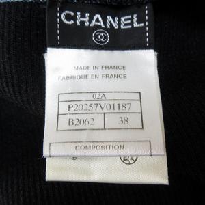 新品 シャネル Chanel ワンピース 38/Mサイズ相当 イタリア製 シャネル CHANEL クリーニング済み ラメ レーヨン リブニット