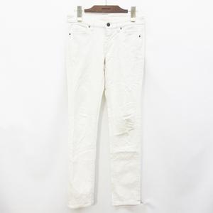 ユニクロ Uniqlo コーデュロイ パンツ ロング スキニー ジップフライ 綿 コットン ストレッチ 23 Xs相当 アイボリー系 33 レディース 064 ベクトルパーク