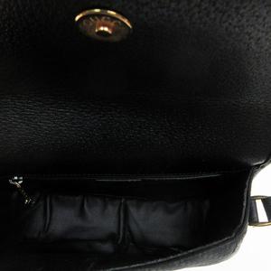 極 美品 オールドグッチ ロゴ クロコレザー セミ ショルダーバッグ ブラック 未使用品 グッチ GUCCI オールドグッチ ミニ ショルダーバッグ