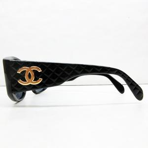 シャネル CHANEL サングラス マトラッセ ココマーク セルフレーム 黒  
