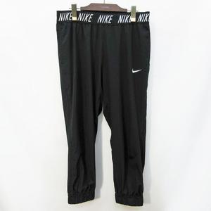 ナイキ Nike ドライフィット Dri Fit スポーツウェア フレックス テーパード パンツ トレーニング ジョガー パンツ クロップド ウエストゴム ロゴ ストレッチ Xl 黒 ブラック系 レディース 064 ベクトルパーク