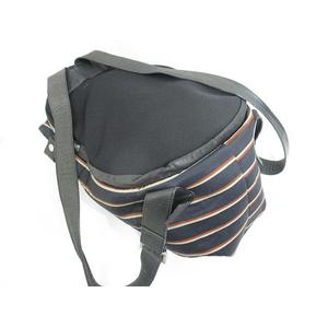 カワカワ Kawa-Kawa デカファスナー リュックサック バッグ 黒