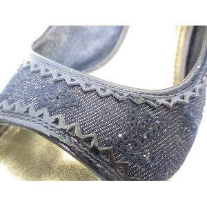 ルイヴィトン LOUIS VUITTON エスパドリーユ 厚底 サンダル デニム 
