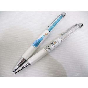 スワロフスキー Swarovski ボールペン アナと雪の女王 エルサ オラフ 2本セット クリスタル 回転式 筆記用具 065 ベクトルパーク