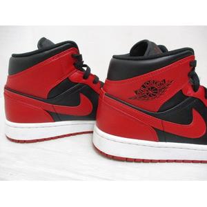 ナイキ NIKE 美品 554724-074 AIR JORDAN 1 MID BRED エアジョーダン1