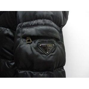 プラダスポーツ PRADA SPORT ダウン ジャケット 40 黒 ブラック 28D060