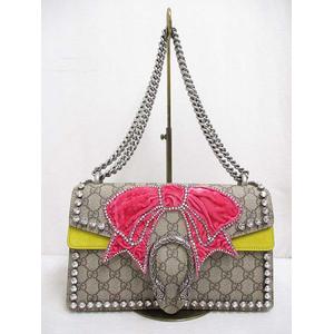 グッチ GUCCI 美品 400249 ディオニュソス GGスプリーム スモール 