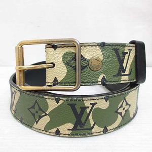 ルイヴィトン LOUIS VUITTON x 村上隆 良品 サンチュール モノグラモ