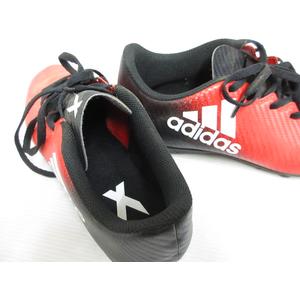 adidas サッカーシューズ 黒/赤 adidas サッカー スパイク25.5センチ 赤と黒 - メルカリ