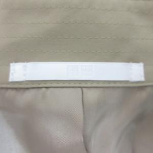未使用品 ユニクロ UNIQLO トレンチ コート ベルト付き S ベージュ 裏地付き レディース