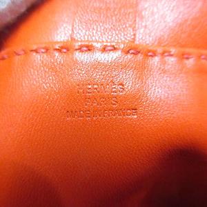 エルメス HERMES クルードセル ショルダーバッグ  レザー 赤 レッド 斜め掛け クロスボディ パンチング ロゴ ラムスキン ☆AA★ レディース