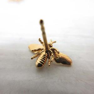 ✨一点物・超美品✨ディオール ビー 蜂 ピアス ストーン ゴールド Dior クリスチャン ディオール ビー 蜂 モチーフ ラインストーン