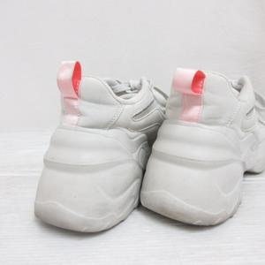 らさら ザラ ZARA 厚底 スニーカー シューズ 23cm 白 ホワイト 靴 レース