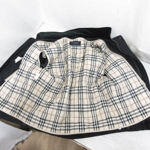 バーバリー ロンドン BURBERRY LONDON フェイクスエード ジップ 