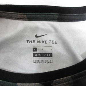 ナイキ NIKE 美品 スポーツウェア 迷彩柄 タンクトップ L カーキ カモフラ柄 トレーニング レディース
