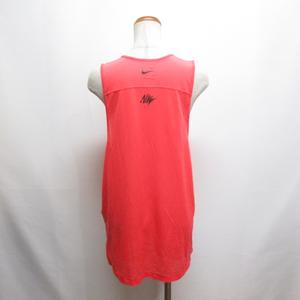 ナイキ NIKE スポーツウェア メッシュ タンクトップ M オレンジ トレーニング レディース