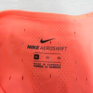 ナイキ NIKE スポーツウェア メッシュ タンクトップ M オレンジ トレーニング レディース