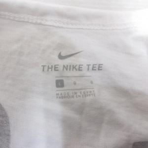 ナイキ NIKE スポーツウェア タンクトップ L 白 ホワイト JUST DO IT プリント トレーニング レディース