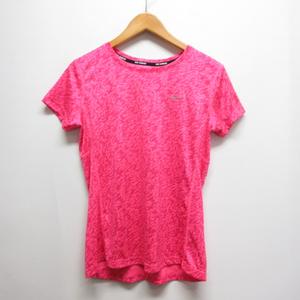 ナイキ NIKE スポーツウェア ランニング 半袖 Tシャツ M ピンク 総柄 レディース