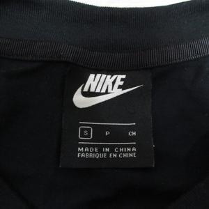 ナイキ NIKE スポーツウェア 半袖 Tシャツ ワンピース S 黒 ブラック ビッグスウィッシュ レディース