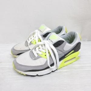 ナイキ NIKE CD0490-101 WMNS AIR MAX 90 エアマックス90 スニーカー シューズ 25cm グレー イエロー 靴 レースアップ ローカット レディース